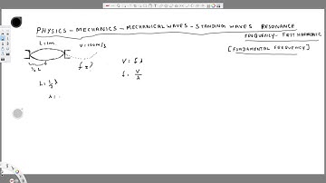 Physics - Mechanics: Mechanical Waves - Standing Waves: Resonance Frequency