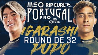 Kanoa Igarashi x Samuel Pupo - Round de 32 | MEO Rip Curl Pro Portugal | WSL Brasil