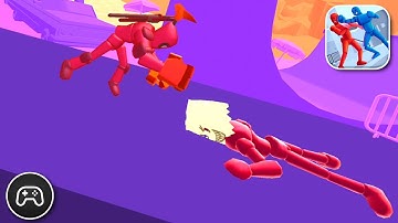 Stickman Ragdoll Fighter: Bash - Gameplay Walkthrough Part 6 - Game Levels 57-61 (iOS, Android)