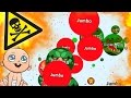 Agar.io - PASSING THE DANGER ZONE | Destroying Teams in Agario