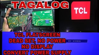 Tcl lg flatscreen dead set no power no display tagalog crt tv