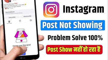instagram post not showing on my profile | no post yet instagram | instagram post not showing 2025