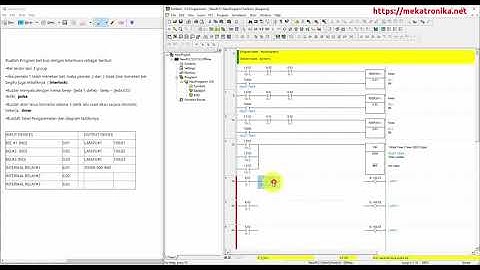 Simulasi Bel Kuis 3 Peserta Menggunakan PLC Omron CX-Programmer