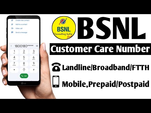 Bsnl Customer Care Number | Landline | Broadband | FTTH | AirFiber | Mobile | Prepaid | Postpaid