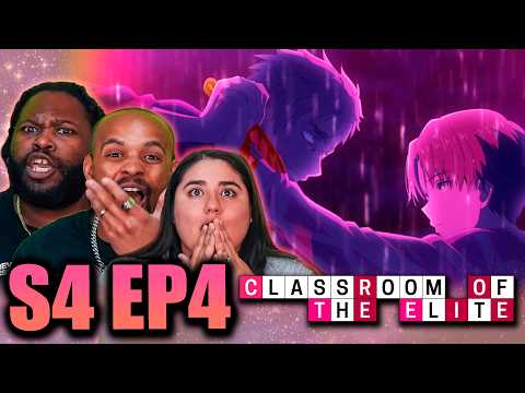 Ayanokoji pulls off his coldest move yet 💀 👉 Classroom Of The Elite Reaction Episode 4 S4 日本語字幕付き
