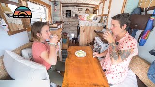 Single Mom Self Converts Fire Truck Into Tiny Home To Travel With Her Daughter  RENOVATION UPDATE