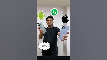 Transferring WhatsApp Chats From Android to Iphone #iphonebackup #andriod #apple #tranfer #whatsapp