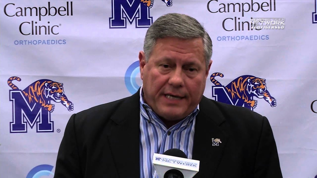Memphis Athletics Tom Bowen Press Conference YouTube