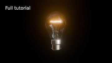 Bulb made in blender | Full tutorial | NS Blender | Blender | Neeraj Kumar | Bulb |