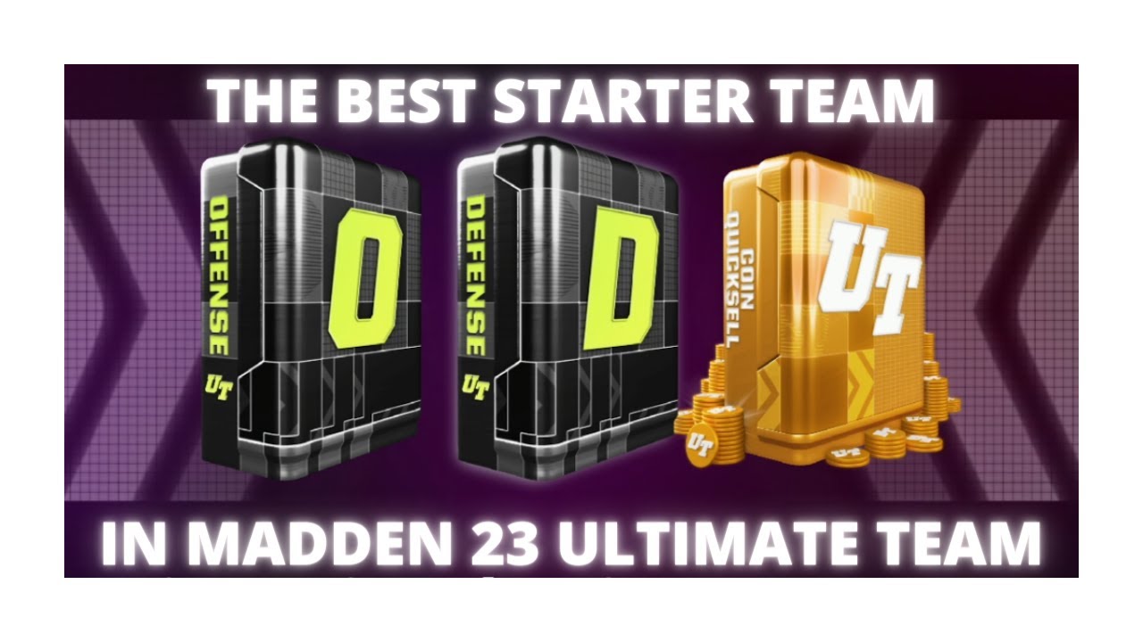 THE BEST STARTER TEAM IN MADDEN 23 ULTIMATE TEAM!