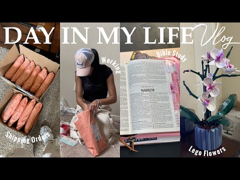 VLOG♡: IM ENTERING A NEW ERA + BIBLE STUDY + PACKAGING ORDERS + BUILDING LEGO FLOWERS & MUCH MORE!