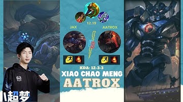Aatrox trầm cảm khi gặp Jax của Xiao Chao Meng - Jax vs Aatrox Top | XiaoChaoMeng LOL