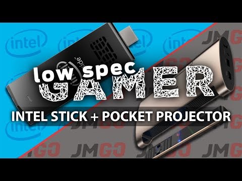 Intel Stick + Portable mini projector = Crappy Game Console - Intel Stick + Portable mini projector = Crappy Game Console