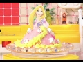 rapunzel cake decorations! Liccachan kitchen konapun (cooking toys )