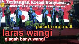 peserta full kreasi-LARAS WANGI GLAGAH-Festival terbangan kreasi banyuwangi