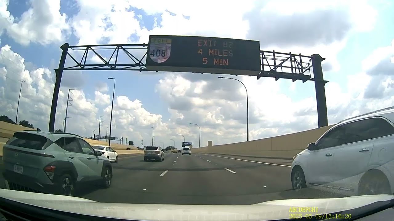 [Driving Florida]Stunning Driving via I-4 to 408 East