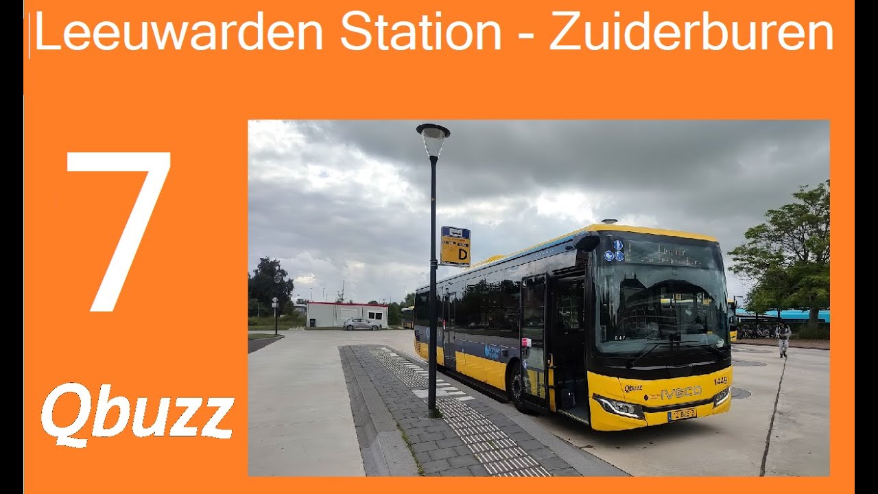 Qbuzz Friesland Buslijn 7 Leeuwarden - Zuiderburen