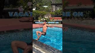 Vacay mode on🫧✨👙*Villaparty*#trending#creator#vacation#viral #transition#pool#cousins#summer #fun