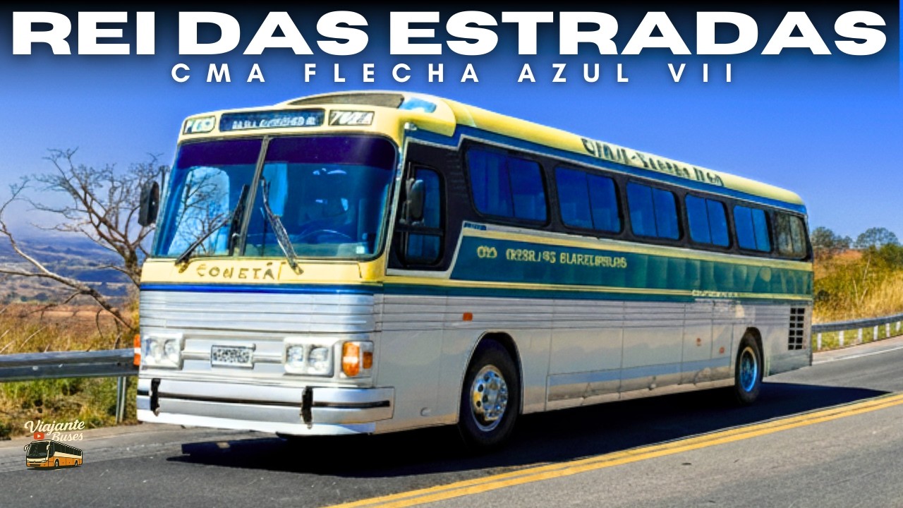 A LENDA VIVE! Viajando no icônico CMA FLECHA AZUL 1996.