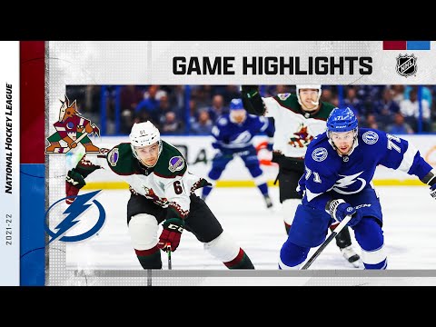 Coyotes @ Lightning 10/28/2021 | NHL Highlights