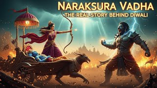 The Full Story of Diwali: Narakasura Vadha #dewali #krishna #sathyabama #story #animation