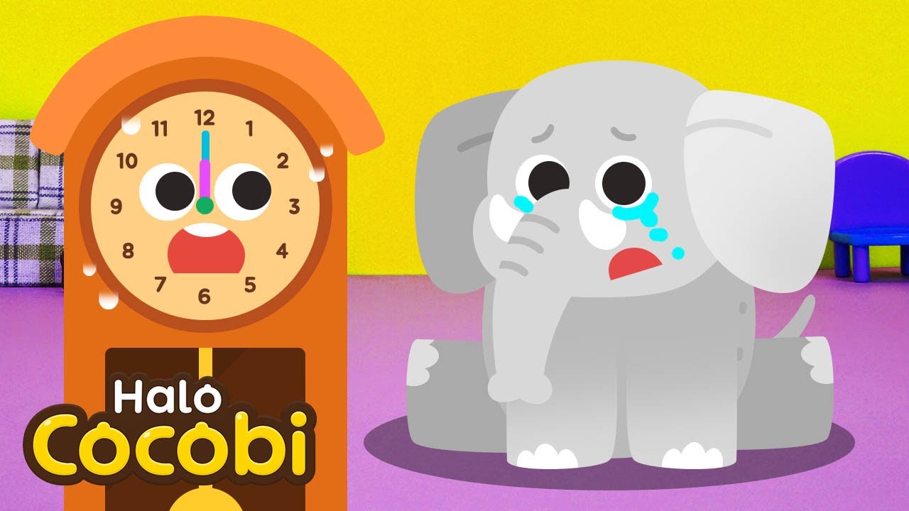 Hickory Dickory Dock | Lagu Anak | Kids Song | Halo Cocobi Bahasa Indonesia