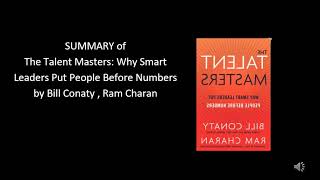 📚 Unlock the Ultimate Book Insights! "The Talent Masters" by Bill Conaty & Ram Charan Summarized