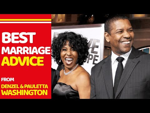 Denzel and Pauletta Washington share their marriage secrets and advice💍 to long lasting marriage.