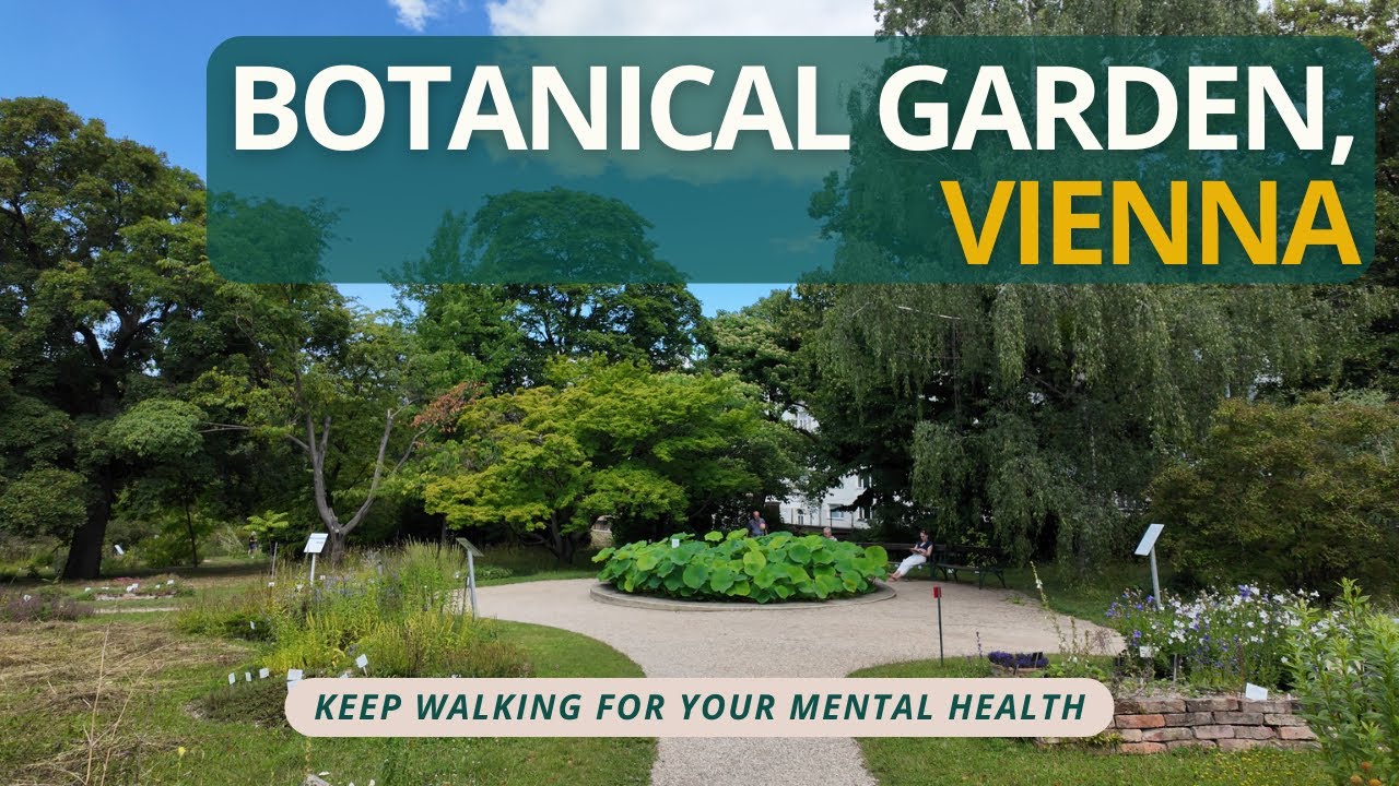 University of Vienna Botanical Garden | July 2025 | Walking for Mental Health | 4K HDR