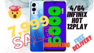 Infinix Mobile Unboxing Infinix Hot 12Play unboxing gaming Under 8000 mobilegaming trending