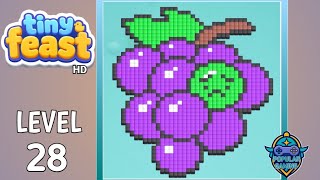 Tiny Feast Level 28: Gameplay Solution