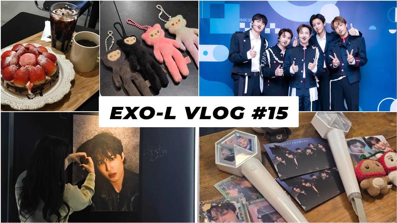 4K [엑소엘 브이로그] #15​ 데굴데굴 굴러가는 엑소엘의 일상 모음 | 카이온 MD깡 | 'REVERXE THE WORLD' 팝업 | 260125 인기가요 Crown 사전녹화