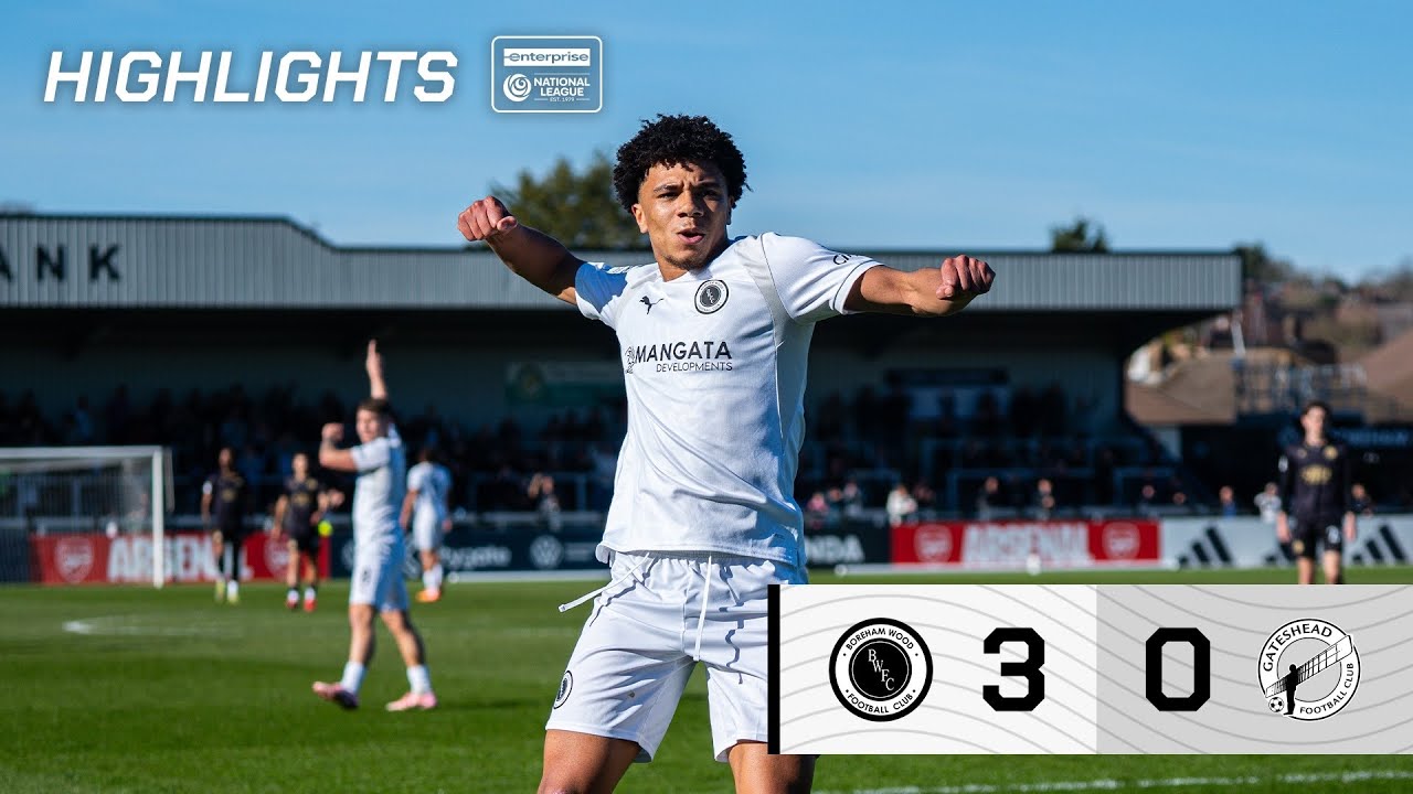 HIGHLIGHTS | Boreham Wood v Gateshead (H) | Enterprise National League | 21 March 2026