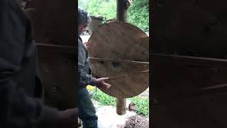 bessler wheel attempt (gets 1/4 way) part 1 of 2