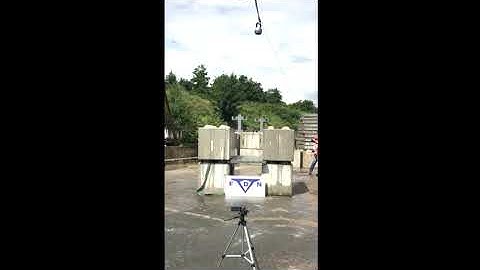 WPE-DK  Impact test of special flood gate made of UHPC concrete
