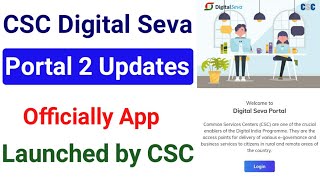 CSC Digital Seva Portal New Updates || Officially App for Digital Seva launched by CSC screenshot 2