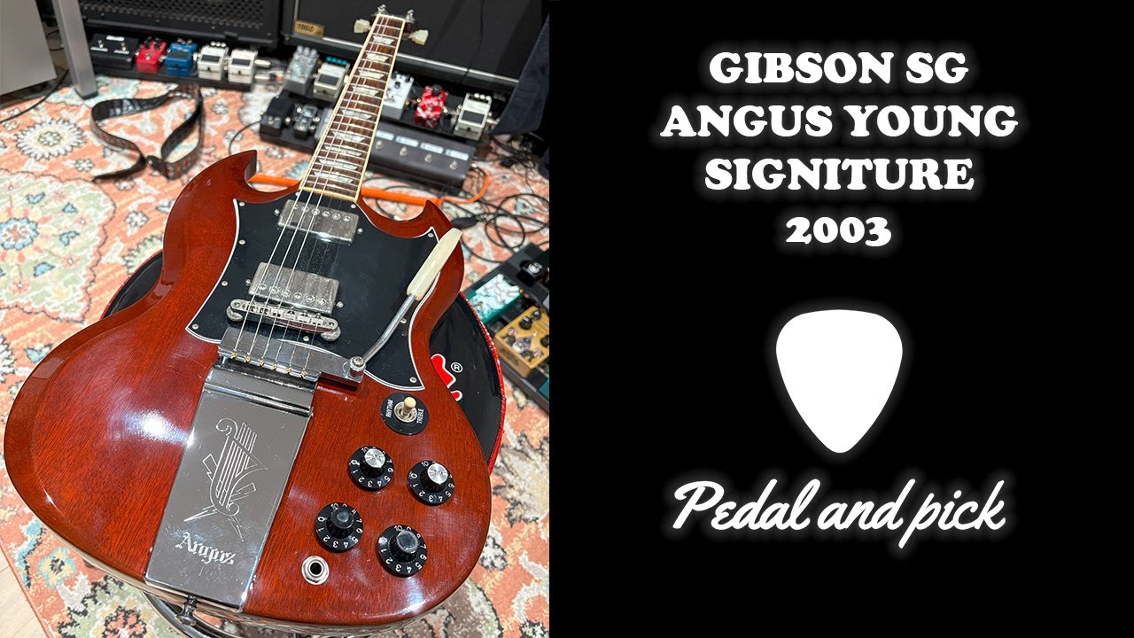 GIBSON SG ANGUS YOUNG AC/DC SIGNATURE GUITAR 2003 - YouTube