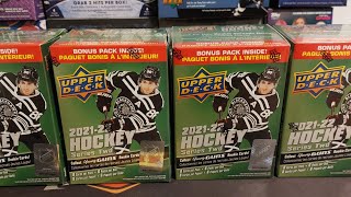 New release Opening (4) Blaster boxes 2021-22 Series 2 retail hockey Blaster boxes