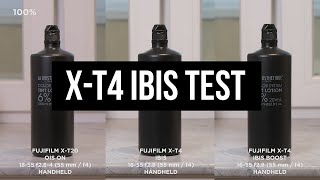 Fujifilm X T4 IBIS Test and comparison