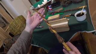 Pletení pomlázky točené - návod / Twisted Wicker Whip Making