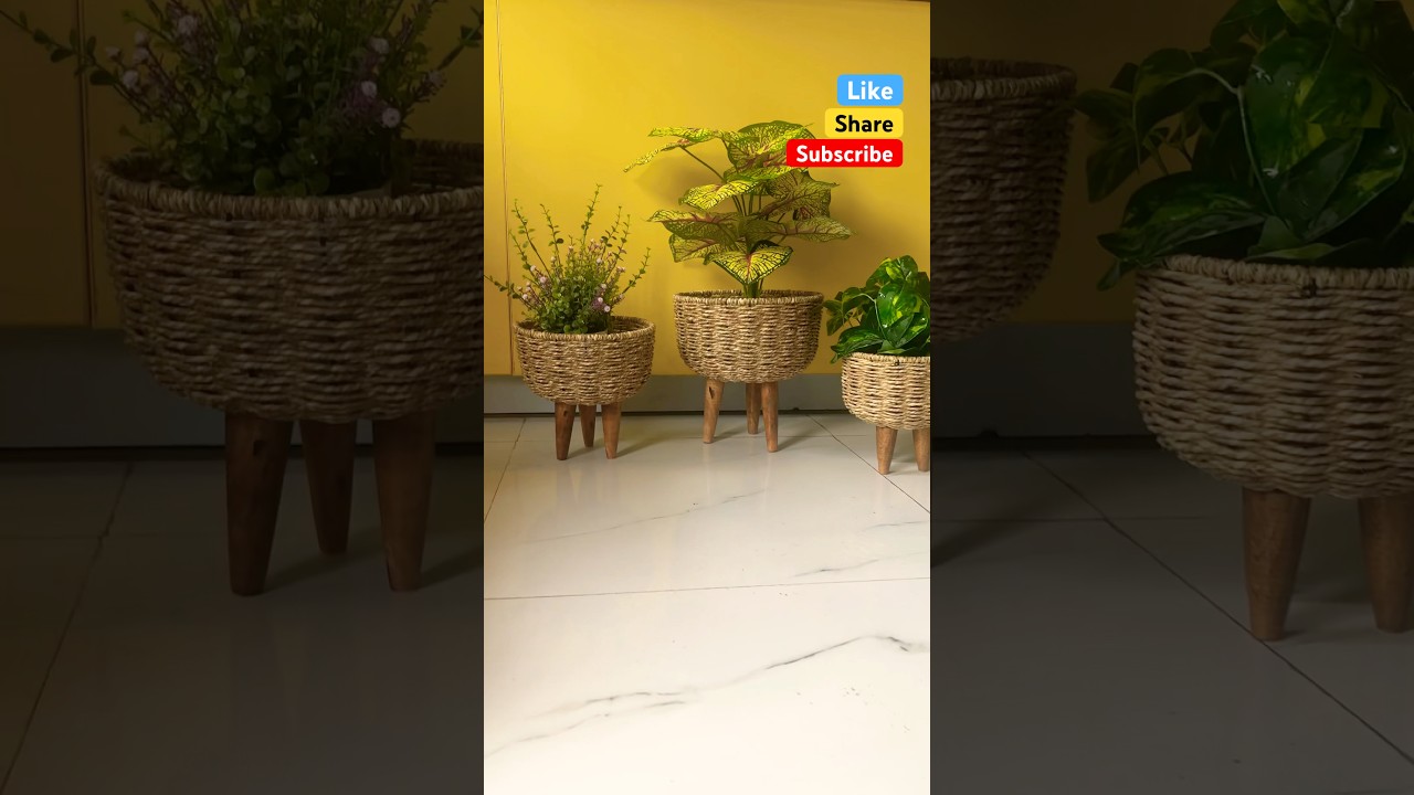 These planters? Absolute home decor goals| rustic & modern 