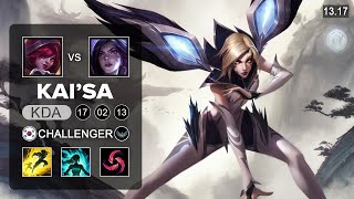 Kai'Sa vs Xayah ADC - KR Challenger - Patch 13.17 Season 13 Kai'Sa vs Xayah ADC - KR Challenger - Patch 13.17 Season 13