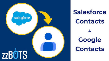 How to Sync Salesforce Contacts to Google Contacts Contacts | zzBots
