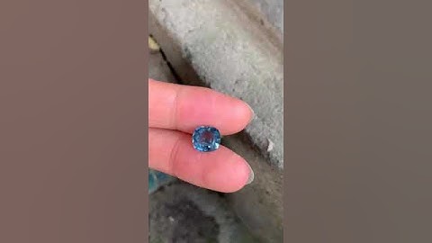 Spinel Lục Yên xanh sáng chất đẹp #ruby #gemstone #daquy #gem #music #love