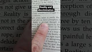 Reality and discrimination #books #philosophy #wisdom #vedanta #reality