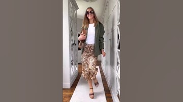 The Leopard Midi Skirt: Elevate Your Style + Essential Chic Staples #ootd #fashiontrends