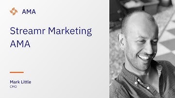 Streamr MARKeting AMA with CMO Mark Little