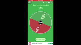 Let's spin the wheel #yes or no screenshot 5