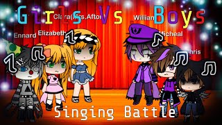 The Afton Family Girls Vs. Boys singing battle / FNAF