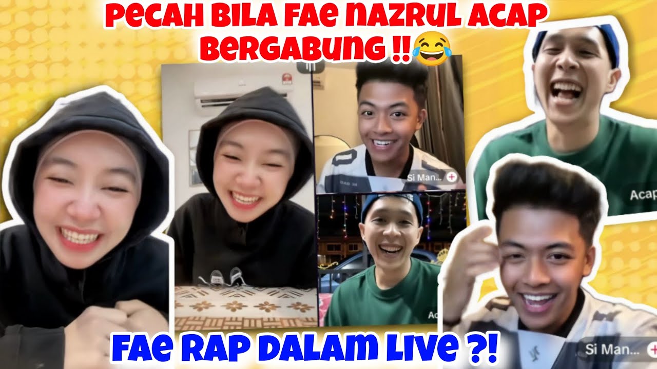 Pecah Gelak Fae Acap Nazrul !! Dekah Fae Nazrul Layan Acap ?! Nama Trio Baru !!
